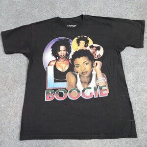 L Boogie T-shirt Large Black Coke Magic 100% Cotton Lauren Hill Rap Tee